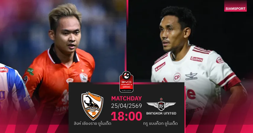 วิเคราะห์บอล สิงห์ เชียงราย พบ ทรู แบงค็อก (25 เม.ย.69) : แข้งเทพบุกเก็บชัย 