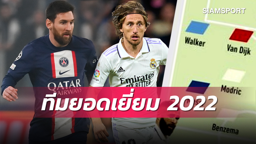 มาดริด,แมนซิตี้ นำทัพ!สื่อน้ำหอมจัดทีมยอดเยี่ยมปี 2022