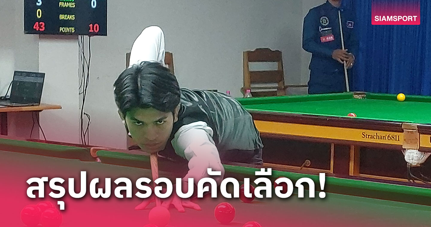 "โฟน" ได้สดกดชนะ "ตี๋ สี่แคว" ยับ เข้า 64 คนสนุกเกอร์นครสวรรค์คัพ 