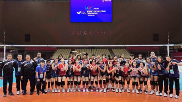 วอลเลย์บอลหญิงไทย เก็บชัย 2 นัดติดลิ่วรอบสองยู16 เอเชีย