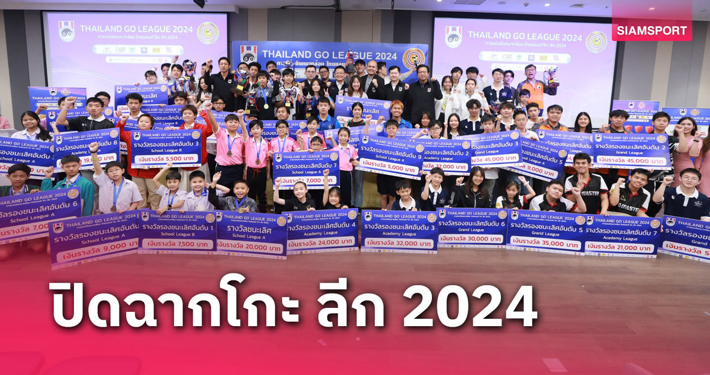 ไอคิวอัพ ผงาดแชมป์ไทยแลนด์โกะลีก 2024 