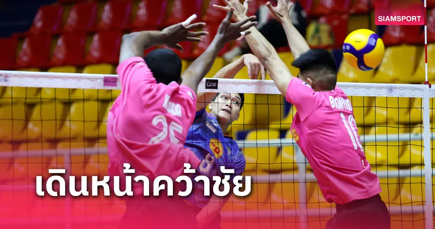 หนุ่มนครราชสีมาฯ ไร้พ่ายคว้าชัยรอบ 4 ทีม วอลเลย์บอลไทยแลนด์ลีก 