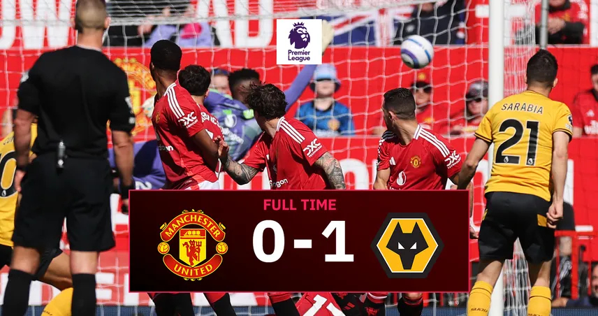 ผลบอลพรีเมียร์ลีก: แมนยู คาบ้าน! วูล์ฟส์ บุกซัดฟรีคิกเฉือนชัยทาบแต้มเท่า