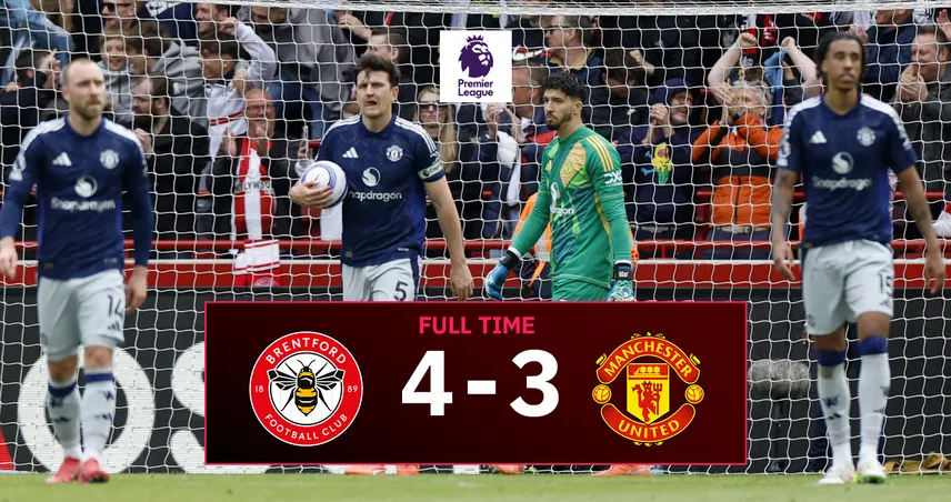 ผลบอล เบรนท์ฟอร์ด 4-3 แมนยู (4 พ.ค. 68) : ผีแดงชุดสำรองพ่ายหวุดหวิด เดอ ลิกต์เจ็บก่อนดวลบิลเบา