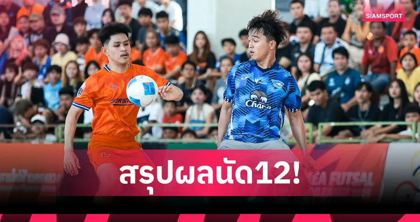 บลูเวฟ ชลบุรี บุกเชือด เกษมบัณฑิต เอฟซี 3-2 ศึกฟุตซอลไทยลีก 2025