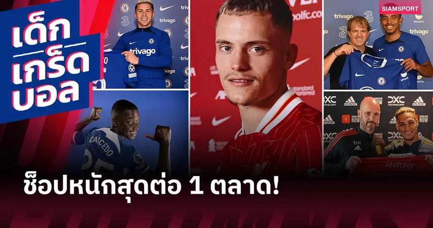 5 อันดับทีมพรีเมียร์ลีกช็อปหนักสุดในตลาดนักเตะตั้งแต่ปี 2020: ลิเวอร์พูลติดท็อป 3, เชลซีกวาดแชมป์