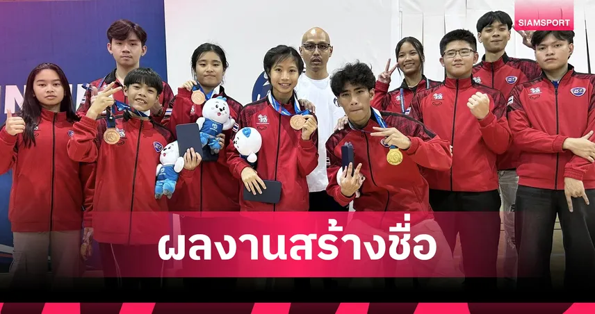 โรลเลอร์สเก็ตไทยคว้า 1 ทอง 5 ทองแดง ศึกชิงแชมป์เอเชีย 2025 ที่เกาหลีใต้