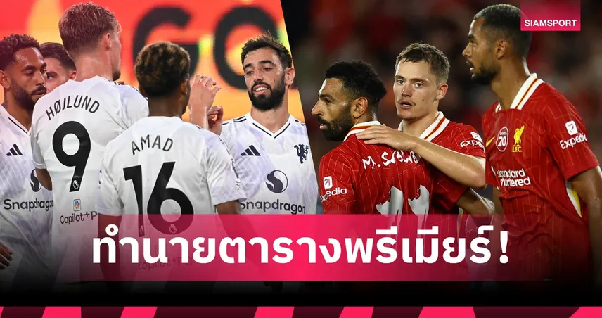 ลิเวอร์พูลหล่น, แมนยูพุ่ง! ซูเปอร์คอมฟันธงแชมป์พรีเมียร์ลีก 2025/26 ไม่ใช่ทีมเดิม