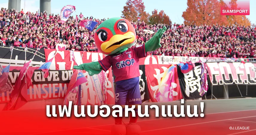 แฟนบอลหนาแน่น! ฟาเจียโน่ โอกายามะ ขายตั๋วเกมเหย้าเกลี้ยงต่อเนื่อง 18 นัด