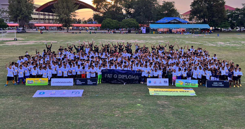 Grassroots เสริมศักยภาพฟุตบอลระดับพื้นฐาน 23 จังหวัดทั่วไทย