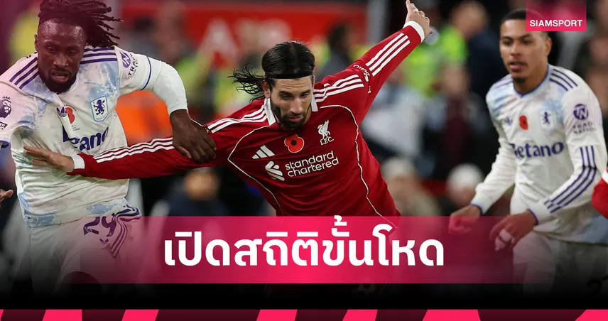 โหดจัด! โซโบซไล โชว์สถิติสุดเทพ เกม ลิเวอร์พูล อัด แอสตัน วิลล่า 2-0