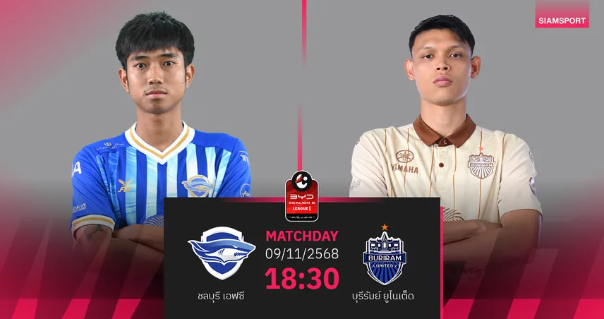 วิเคราะห์บอล ชลบุรี พบ บุรีรัมย์ (9 พ.ย. 68) : บุรีรัมย์เก็บชัยชนะ 