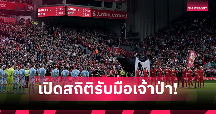 ไม่แพ้คาบ้าน 2 นัดติดนานแล้ว! เปิดสถิติก่อนเกม ลิเวอร์พูล พบ ฟอเรสต์