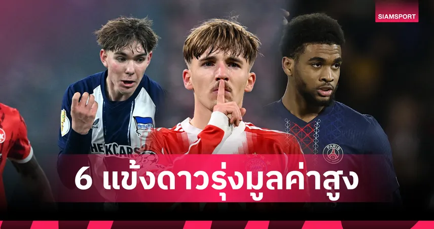 เพชรเม็ดงามลูกหนังโลก! 6 แข้ง U17 ค่าตัวแรงสุดปี 2025