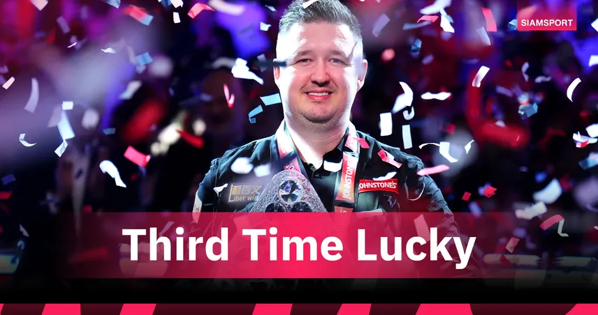 ไคเรน วิลสัน ทำสำเร็จ ผงาดแชมป์สอยคิวศึกใหญ่มาสเตอร์ส