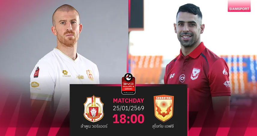วิเคราะห์บอล ลำพูน พบ สุโขทัย (25 ม.ค.69) : ลำพูนไม่แพ้ในบ้าน