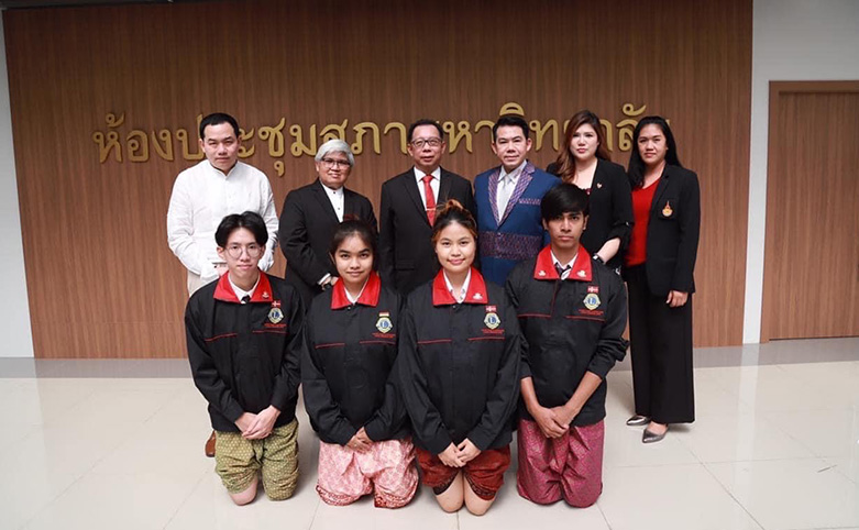 มทร.รัตนโกสินทร์ ร่วมพิธีเปิดโครงการ Lions Clubs International Youth Camp and Exchange