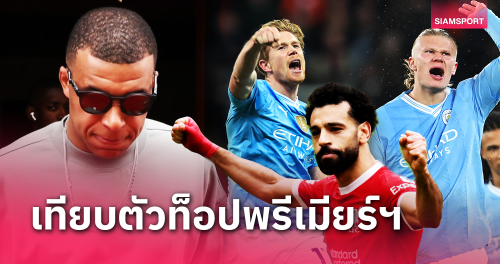 วัดกันแค่ค่าเหนื่อย!10นักเตะ พรีเมียร์ลีก เหนือ คีลิยัน เอ็มบัปเป้