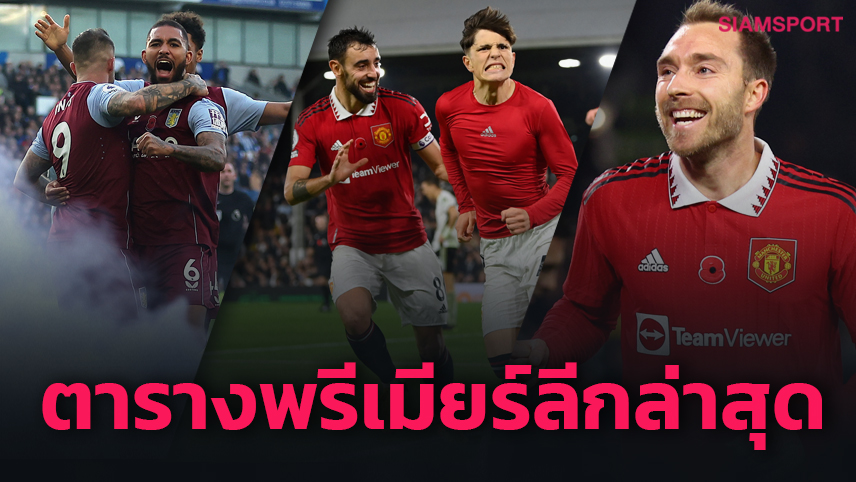 ผีเฮทดเจ็บจี้ท็อปโฟร์, วิลล่าอันดับพุ่ง เช็กผลพรีเมียร์ลีก ตารางคะแนนล่าสุด ดาวซัลโว