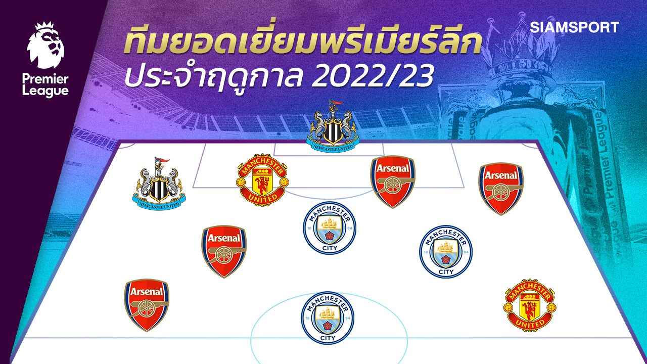 ของดีทั้งนั้น!ทีมยอดเยี่ยมพรีเมียร์ลีก ประจำฤดูกาล 2022/23